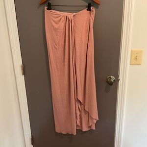 Free People Antique Pink Split Skirt